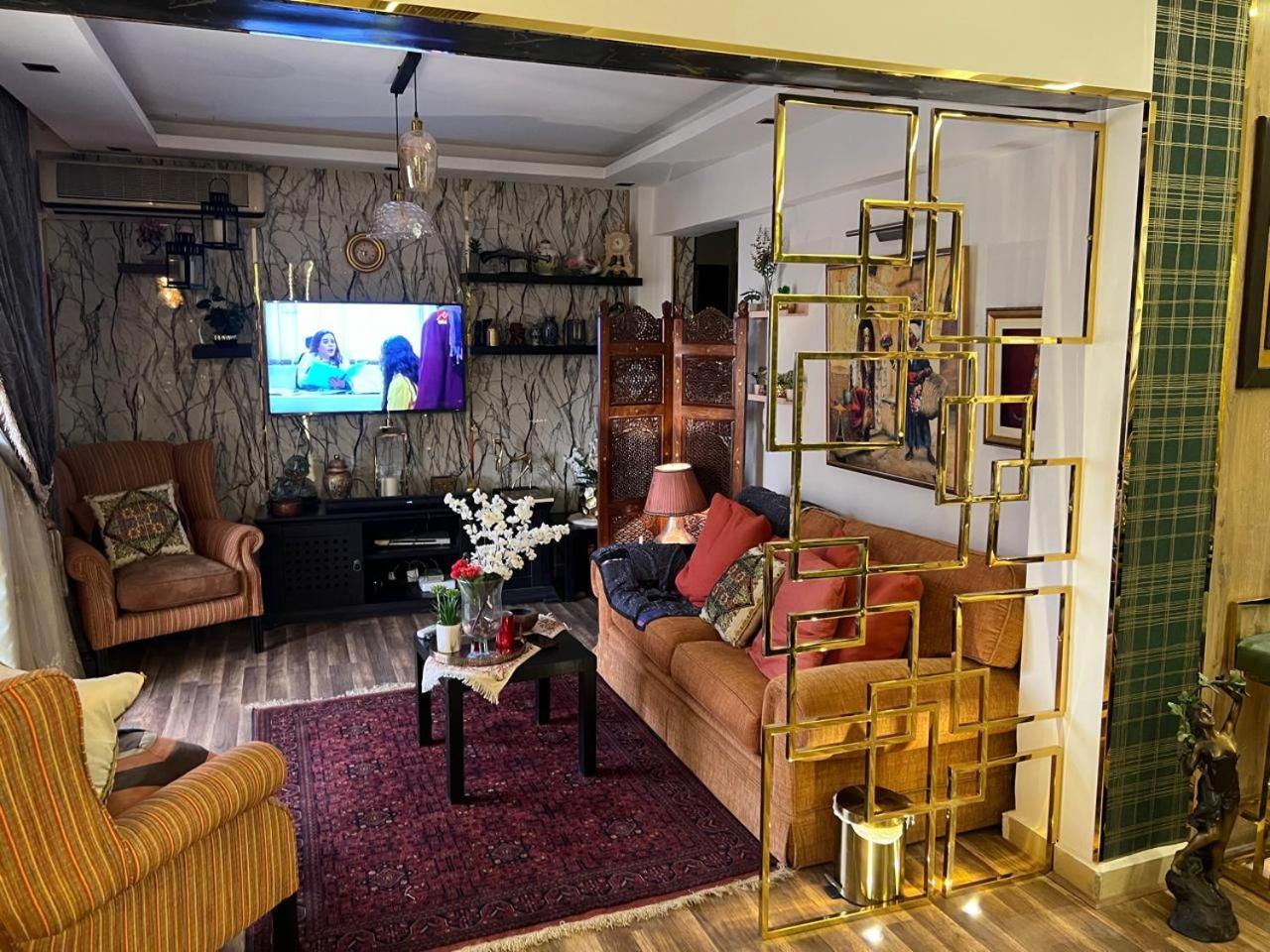 شقه مفروشه فاخره بالقاهره الجديده Leilighet New Cairo Eksteriør bilde